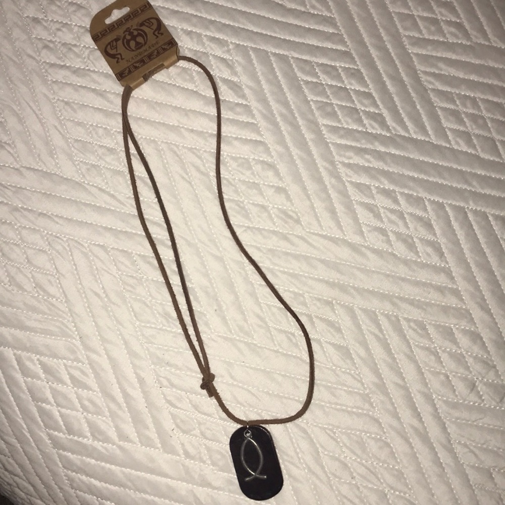 NWT Jesus Necklace handmade
